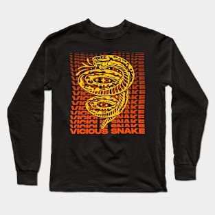 vicious snake streetwear Long Sleeve T-Shirt